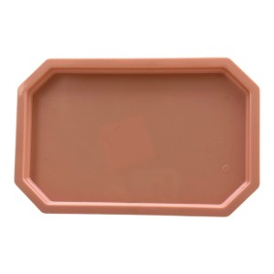 MINI BANDEJA LAPIDADA 19X13 PAPAYA