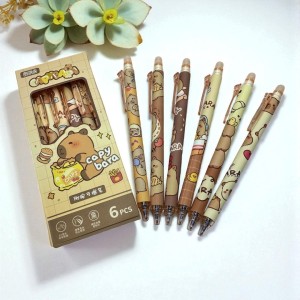 CANETA CAPIVARA KIT C/6