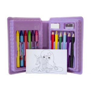 ESTOJO 18 PEÇAS LILÁS