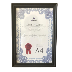 MOLDURA A4 20X30 PRETA - REF.5397