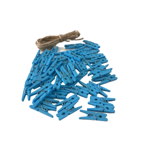 MINI PRENDEDOR AZUL C/50