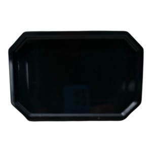 MINI BANDEJA LAPIDADA 19X13 PRETA