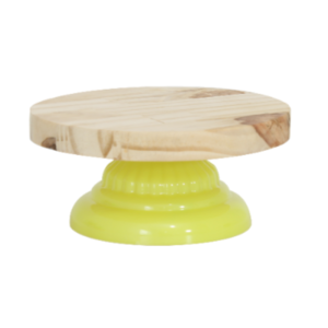 PORTA DOCE RUSTICO AMARELO NEON